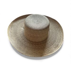 Lack Of Color Natural Palm Leaf Hat